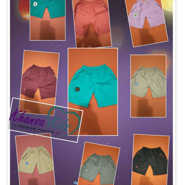 Grosir celana pendek anak/ celana harian anak