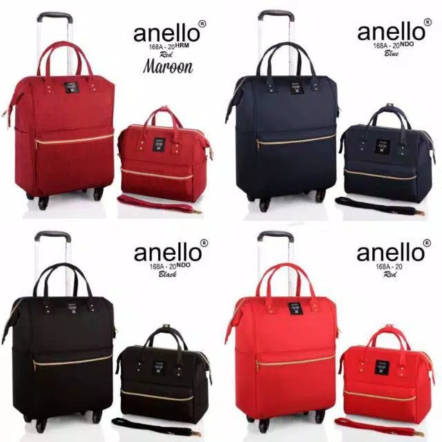 TROLLEY ANELLO SET 2IN1 ~ TROLI RANSEL ANELLO RODA 4