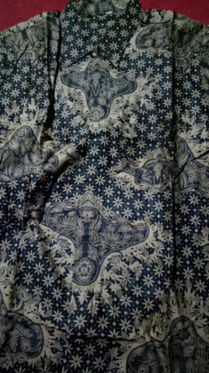 Batik Couple Keluarga Modern Sania Ruffle Ori Ndoro Jowi Dnt Seragam Batik Termurah Batik Pekalongan