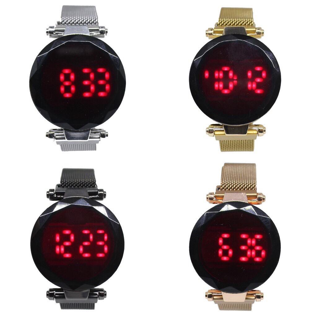 12.12 LNS -JAM TANGAN WANITA TERBARU JAM MAGNET RANTAI JAM TANGAN DIGITAL IMPORT JAM HARGA MURAH-6