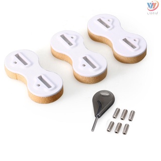 3 PCS Fushion Fin Box Plug Extra Fin Key 9MM Fin Screws Set