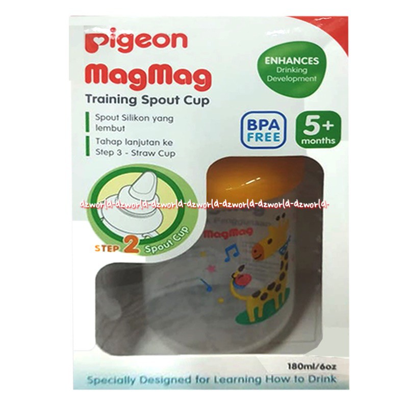 Pigeon magmag gelas minum bayi dengan Mug Pigeon dot empeng Mag mag step 1 dan 2 Pigen