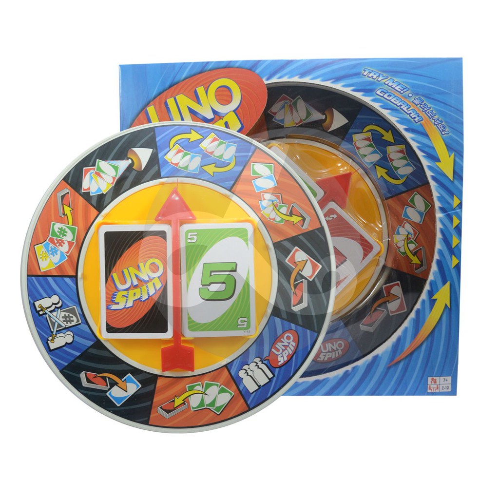 UNO Spin Card  Mainan Kartu Anak Berputar