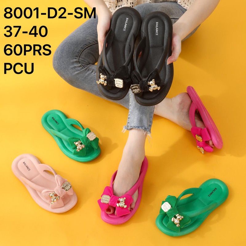 Sandal Jepit Pita Jelly Wanita Kekinian Balance 9001-13 Sandal Jepit pita Jelly Wanita Kekinian Sandal Jepit Jelly Wanita Motif Pita