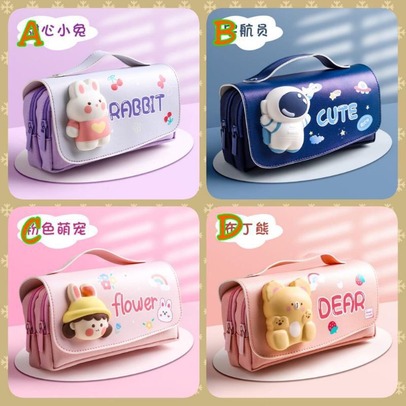 

Tempat Pensil Anak Sekolah || Tempat Pensil Squisy || Tempat Pensil Jelly