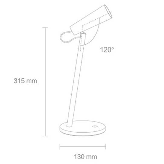 Xiaomi Mijia LED Desk Lamp Lampu Baca Rechargeable - MJTD03YL