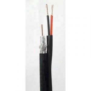 Eceran Kabel Coaxial LS RG6 + Power ORIGINAL per meter | Outdoor CCTV Cable