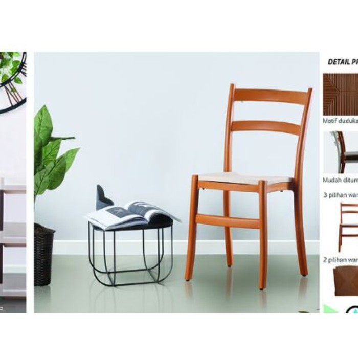 Kursi makan / kerja / sender plastik OLYMPLAST 608