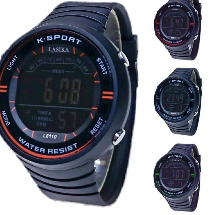 hye Jam Tangan Kasual K-sport Lasika L8110 Water Resist q17∬