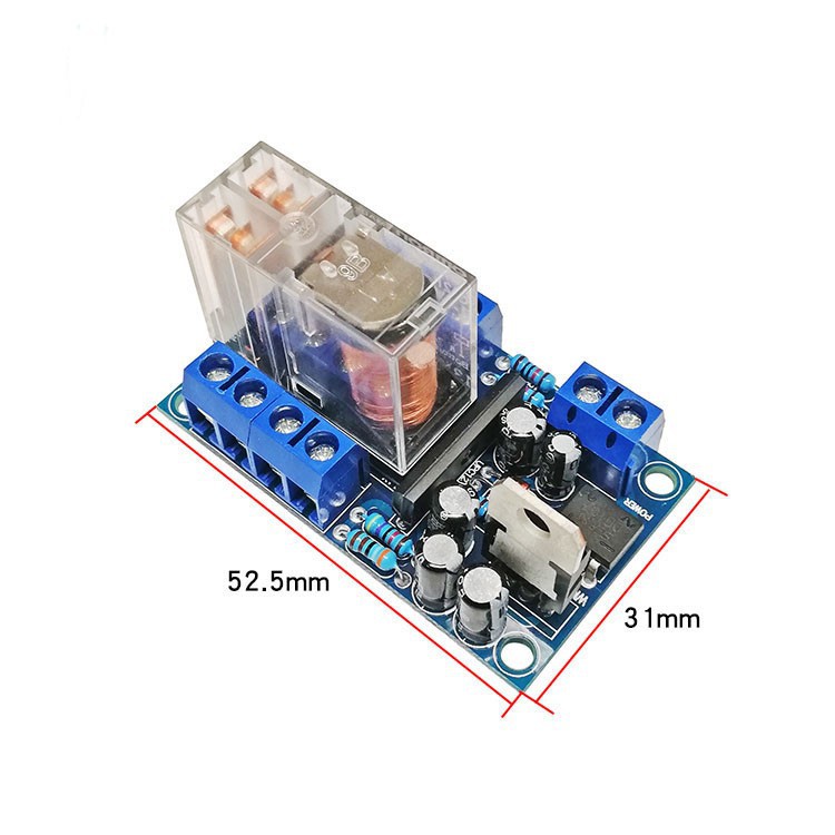 Speaker protection Omron relay delay UPC1237 (2027)