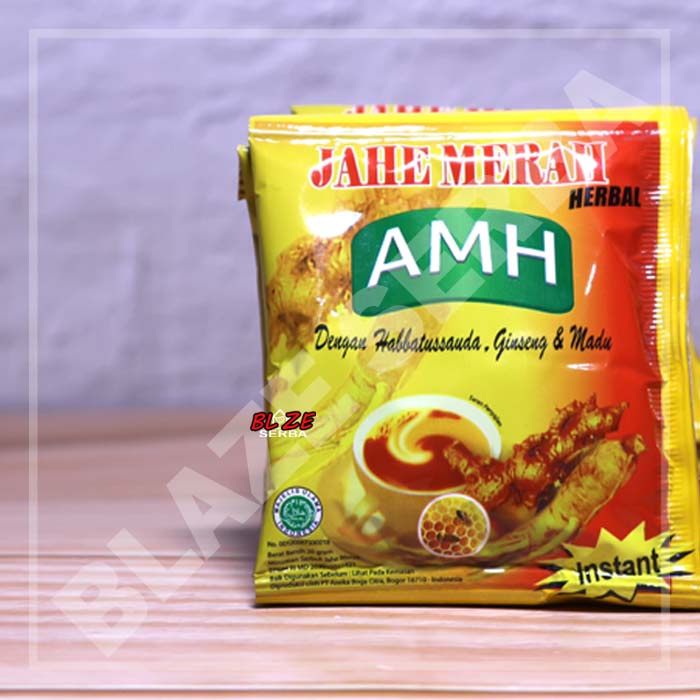 

JAHE MERAH SERBUK AMH HERBAL INSTAN 20 GR /RENTENG