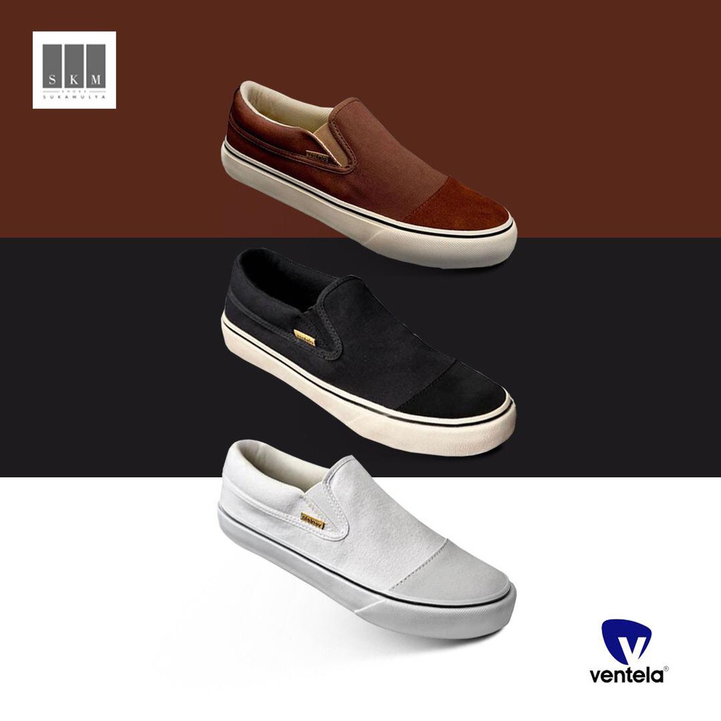Sepatu Sneaker By Ventela Urban Slip On | Shopee Indonesia