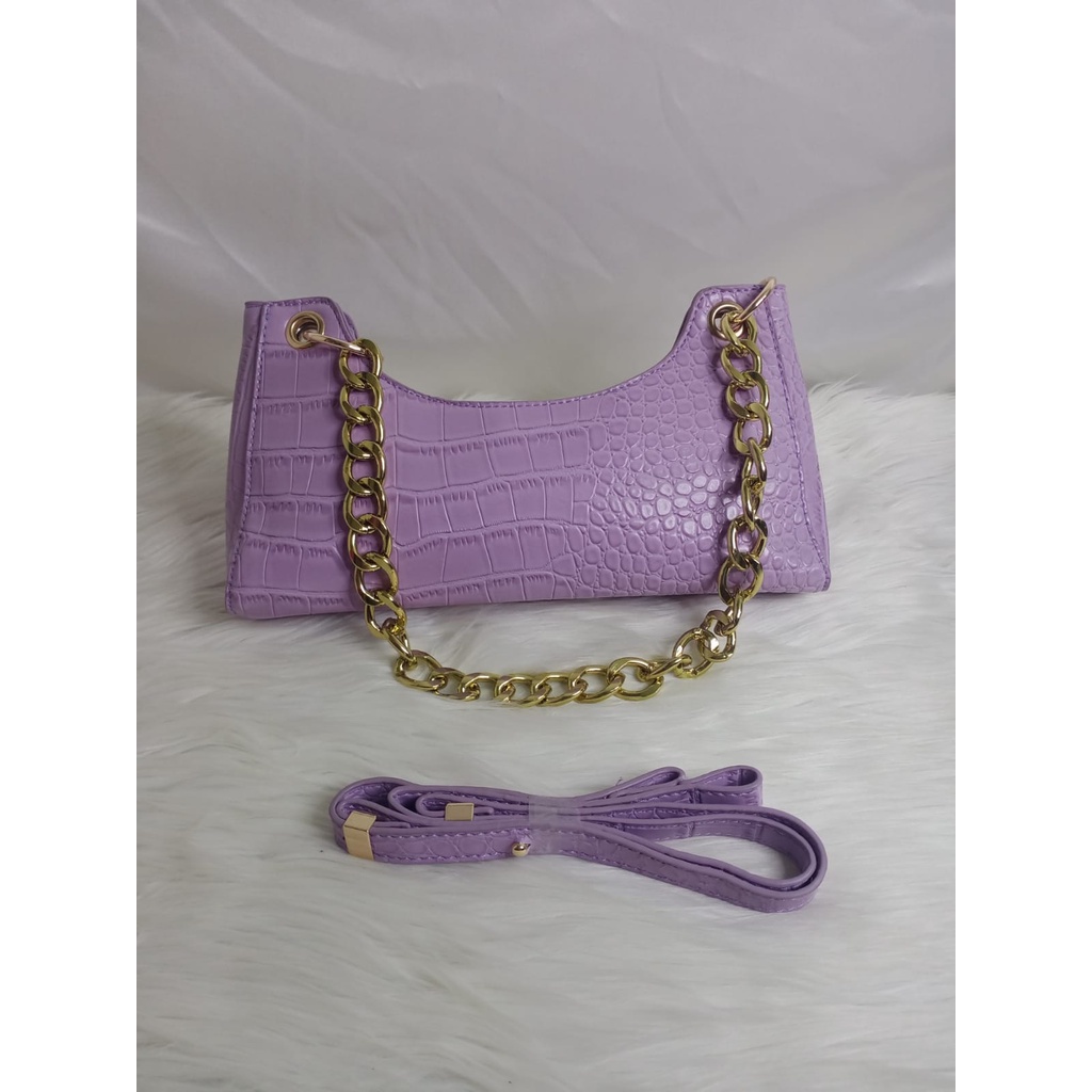 Tas Bahu / Selempang Croco Wanita Asli Import