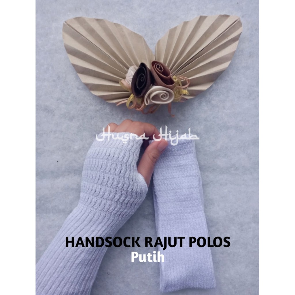 [HUSNA HIJAB] Handsock Rajut Isi 1 Lusin (12 pcs) / Grosir Manset Rajut