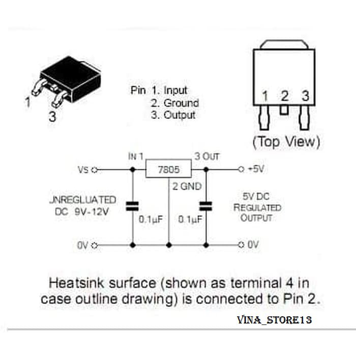 Datasheet Voltage Regulator Ic Pinout And Example Off