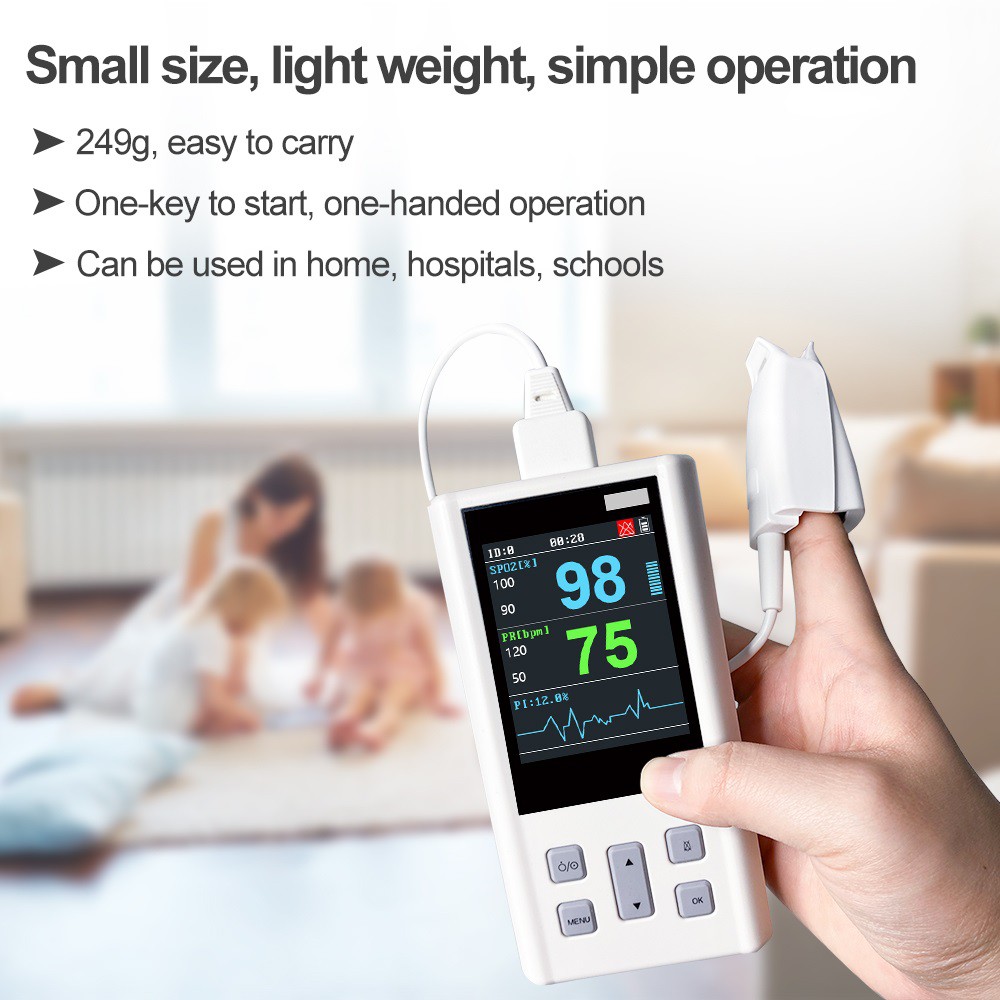 Oksimeter Profesional Alat Monitor Saturasi Oksigen & Detak Nadi-Promo