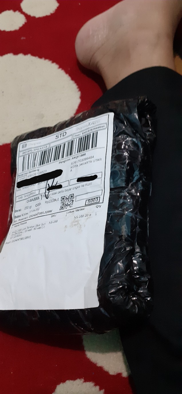 Anqi 1988 Lem Tembak Glue Gun On-off Dghl ( 20 Watt / 60 Watt ) / Xif (20-60w)