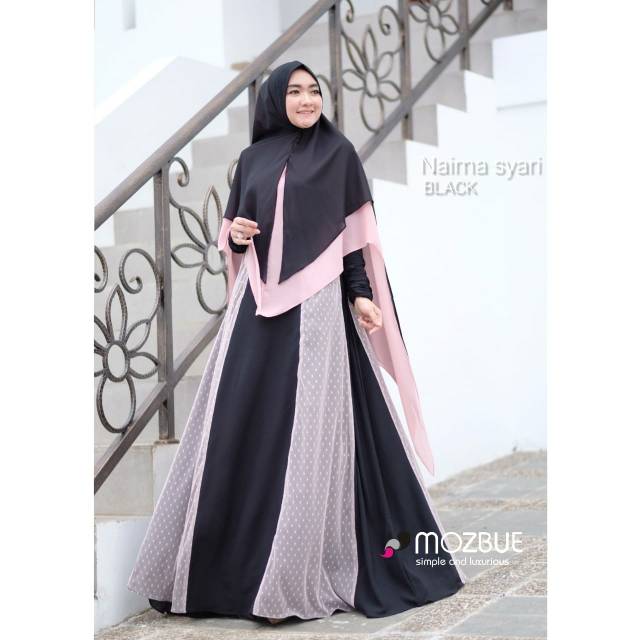 NAIMA SYARI ORI BY MOZBUE | GAMIS SYARI ORI BY MOZBUE