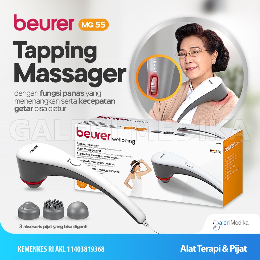 Massager Getar Electric / Massage Infra Red Beurer MG55 / MG-55/ MG 55 - Alat Pijat Getar Inframerah