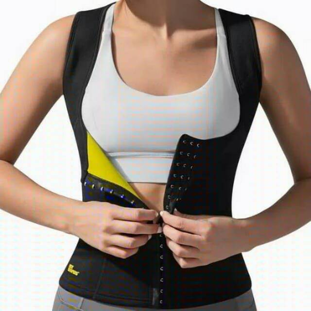 CAMI HOT SHAPERS WAIST CINCHER / CHINCER BUTON 3 LEV PENGAIT / ROMPI TANKTOP KANCING PENGAIT  HOT SHAPER TERMASUK BOX