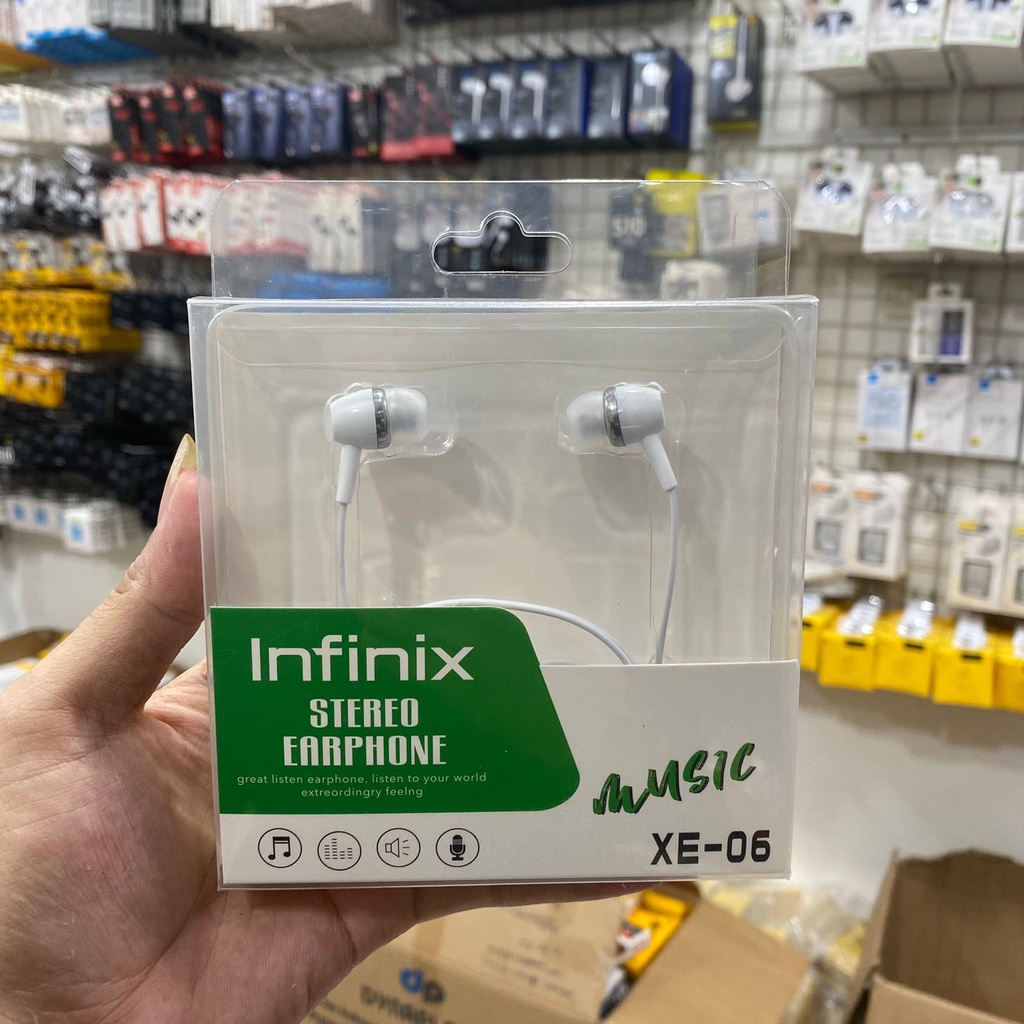 [SO] Hf Handsfree Headset Infinix XE-06 Original Suara Bagus