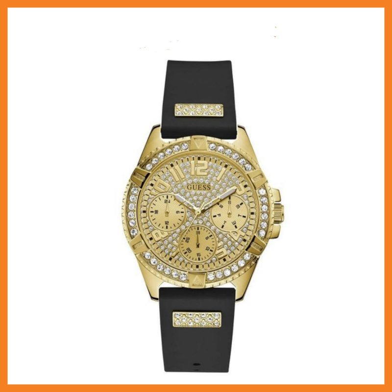 JAM TANGAN GUESS WANITA W1160L1 STRAP RUBBER ORIGINAL BM