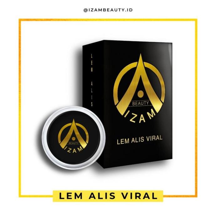 ready IZAM BEAUTY Lem Alis Viral (Alis Serat & Tanpa Cukur Alis)