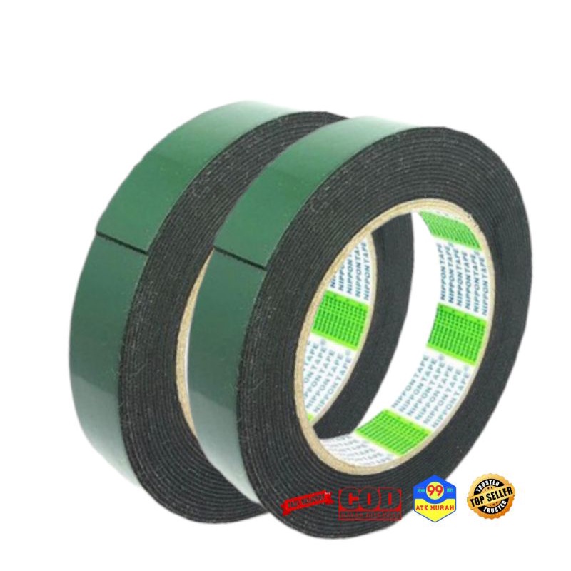 FOAM TAPE/double foam/lakban busa/isolasi bolak balik/isolasi karet/perekat