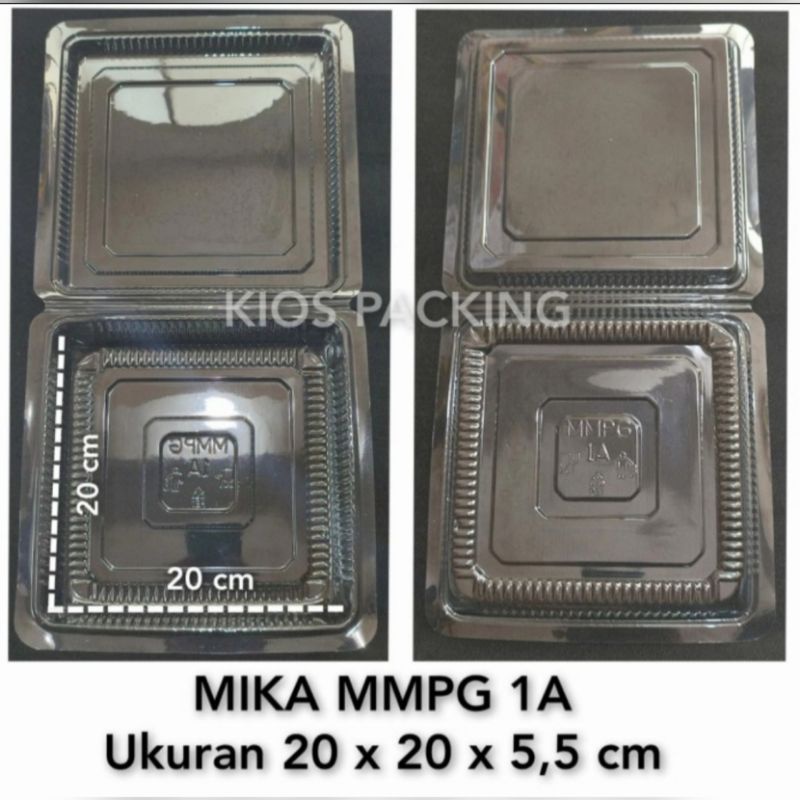 Mika Plastik MMPG 1A | Mika Kue Makanan Ukuran 1A