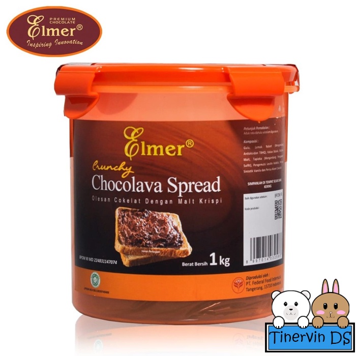 

Crunchy Chocolava Dip Glaze - ELMER - Kemasan Pabrik 1 kg