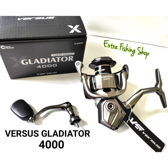 Jual REEL VERSUS GLADIATOR 4000 POWER HANDLE Limited