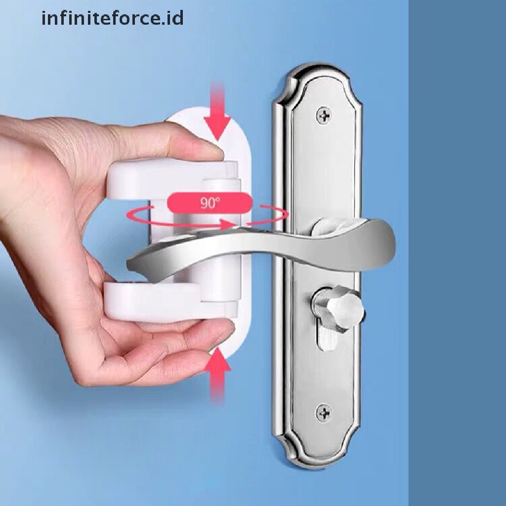 (Infiniteforce.Id) Kunci Pengaman Level Pintu Untuk Melindungi Bayi / Anak