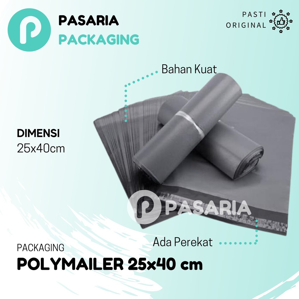 

Plastik Polymailer/Packing Online Shop Perekat 25x40 cm (25cm x 40cm)