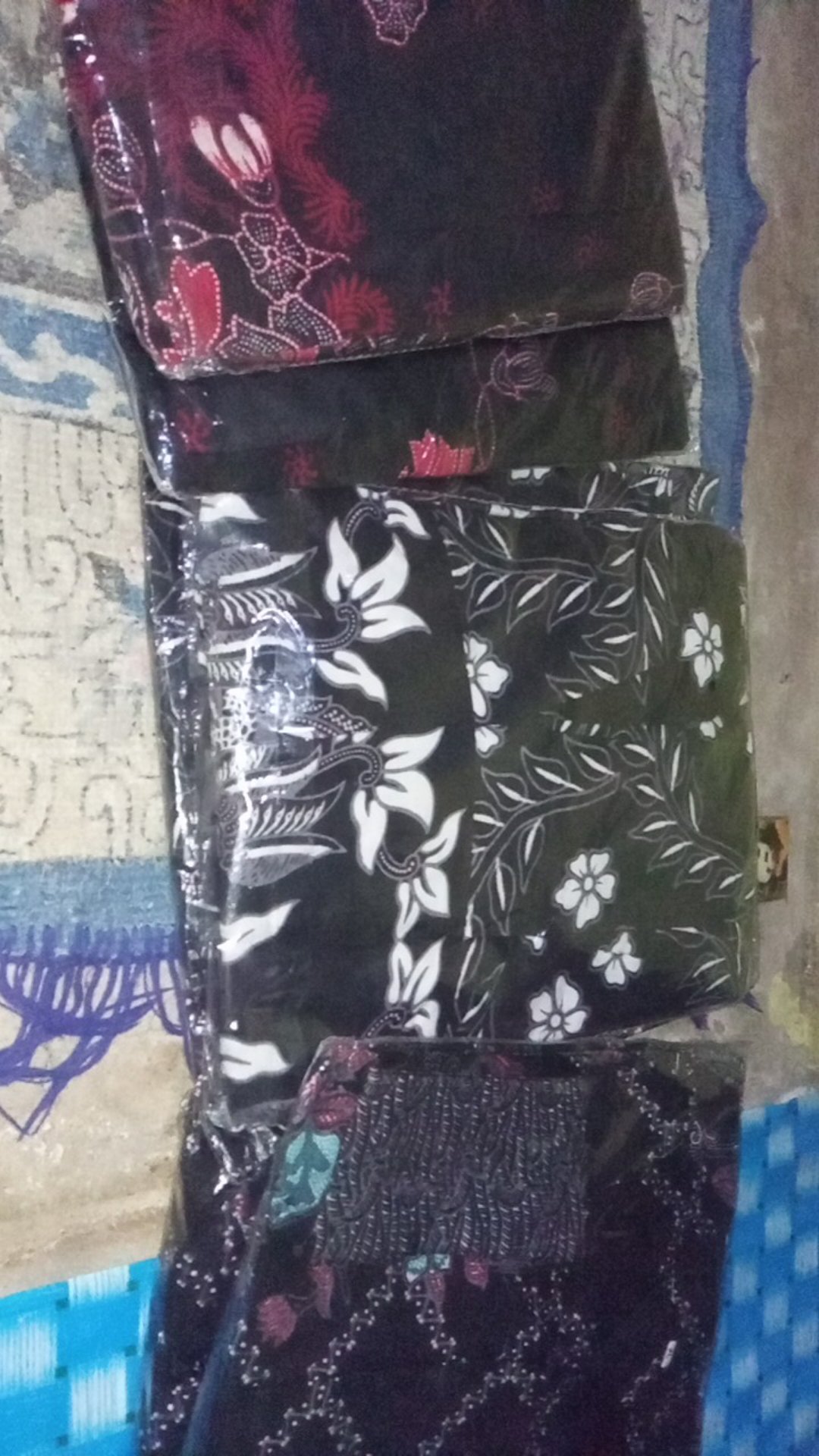 Maura Cople - Sania Ruffle Batik Cople Jazzy Gamis Syari -gamis Kerah Jazz