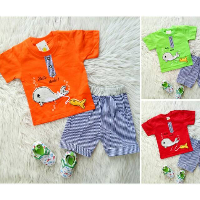 BARU Sepatu whale hello dude