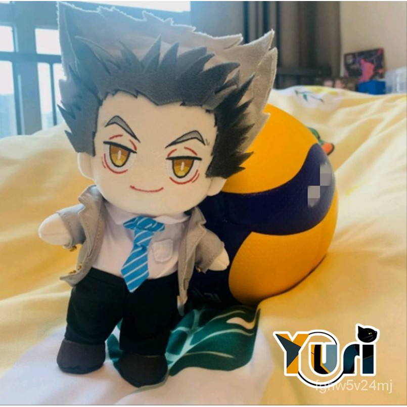 Yuri Haikyuu!! Bokuto Koutaro Plush 20cm Doll With Clothes Costume Toys Stuffed Collection Cosplay C