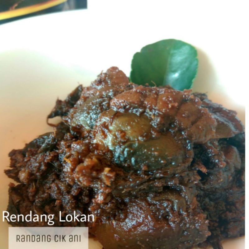 

Randang Cik ani Rendang Lokan 250 gram asli Padang