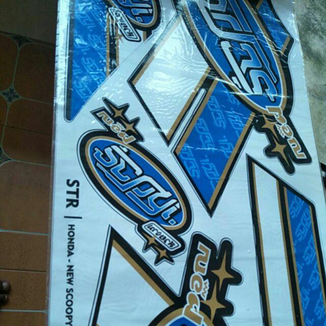Stiker motor  Decal Striping Variasi  Sticker Striping 