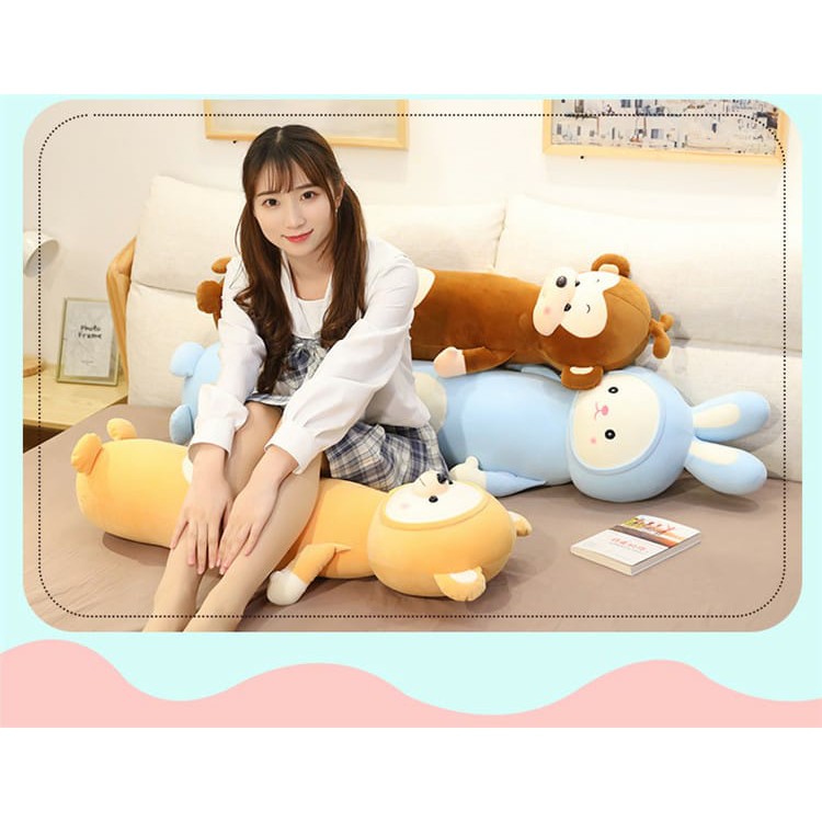 Guling Boneka Uniocrn Piggy Bunny Bahan Plush