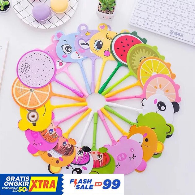 

Pulpen kipas lucu/ pena kipas animal dan buah