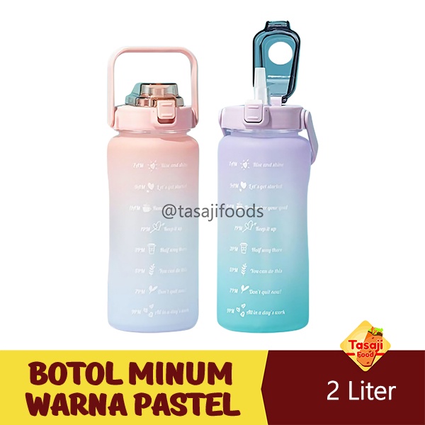 Botol Minum 2 Liter Warna Pastel