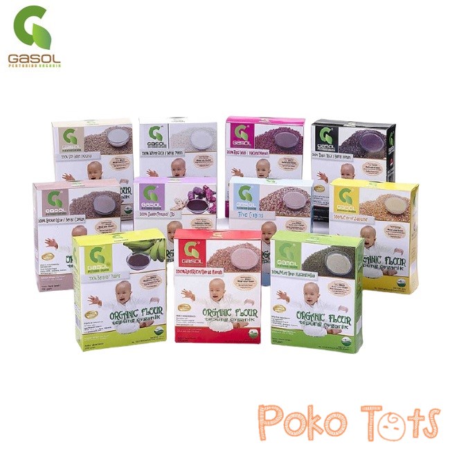 Gasol Organic Baby Food Tepung Makanan Organik untuk MPASI