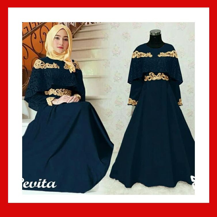 Maxi Maxi Dress Pevita Navy Terbaru