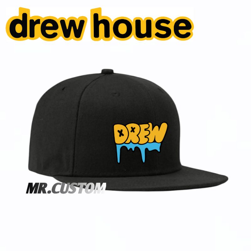 Topi snapback premium/topi casual distro pria wanita lokal DREW HOUSE JUSTIN BIEBER