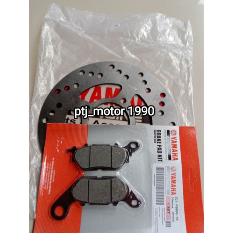 PIRINGAN CAKRAM DEPAN+KAMPAS REM YAMAHA MIO SMILE/MIO SPORTY/ORI