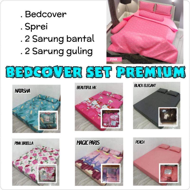 Bedcover set 180*200 sprei+selimut