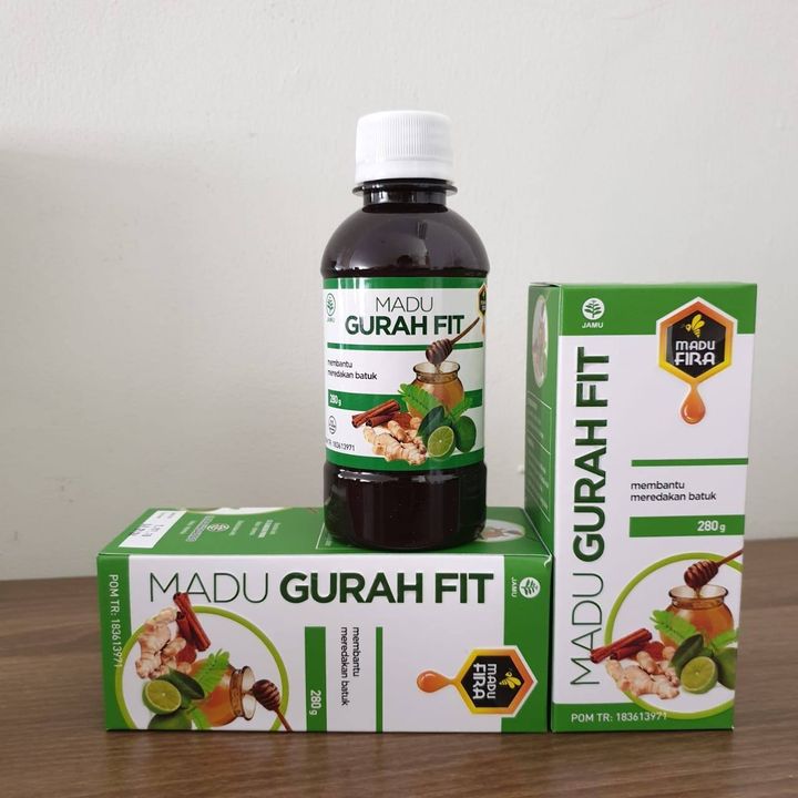 

Original Madu Gurah Fit 280gr - gurahfit terapi asma batuk Bronchitis