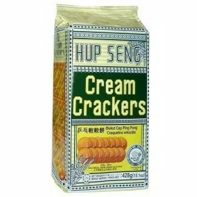 

Cream cracker hupseng asin cap pingpong 428g