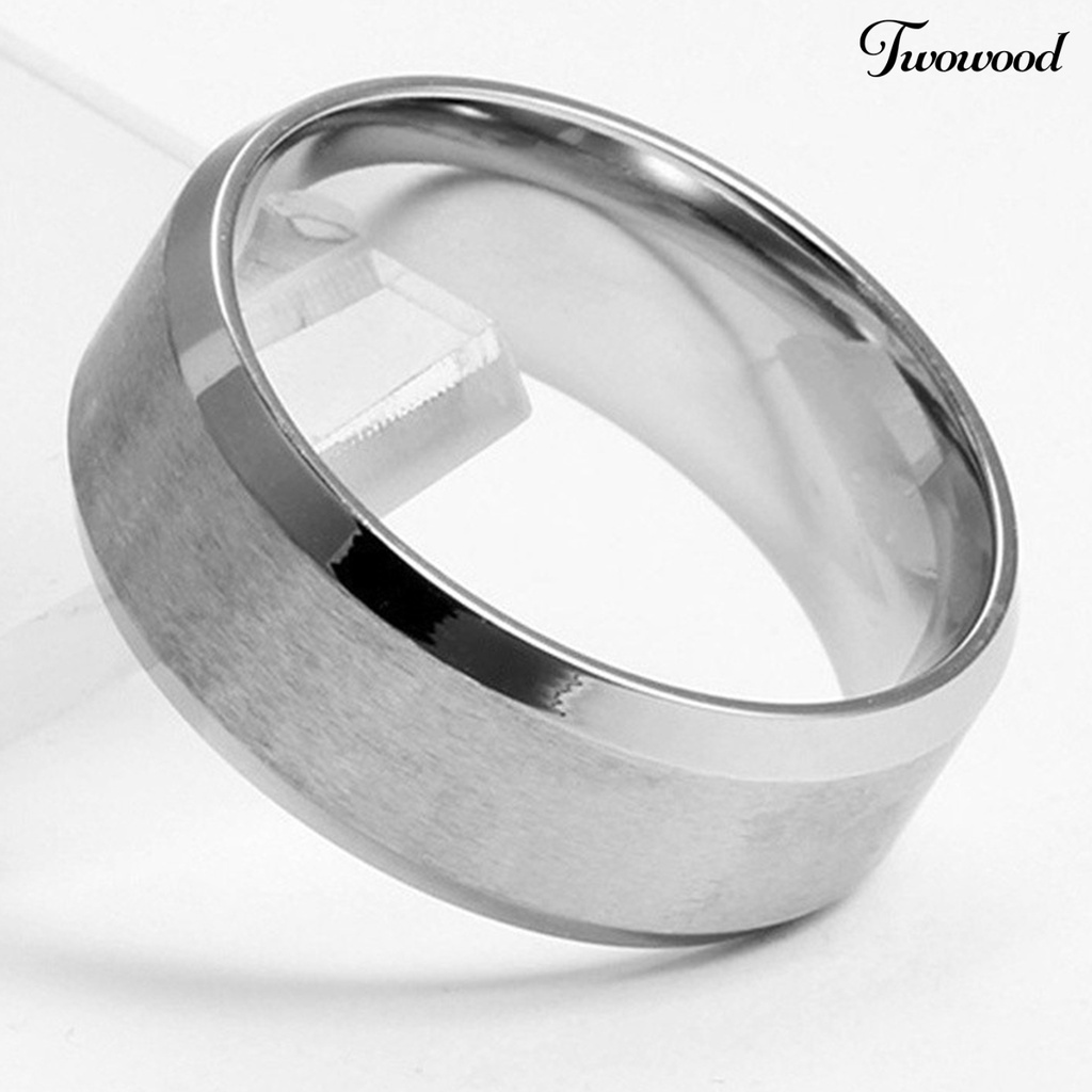 1 / 2pcs Cincin Berlian Imitasi Bahan Alloy Untuk Pasangan