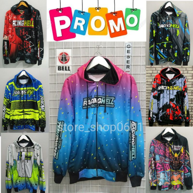 Jaket Motor Racing Pria Wanita